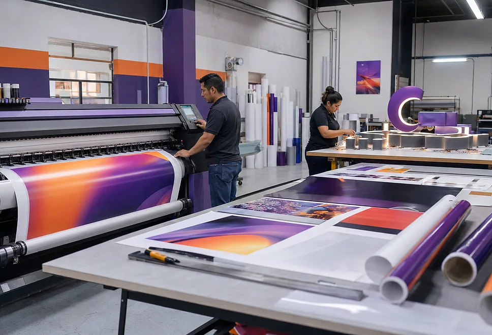 Taller de impresión de gran formato de RC Print